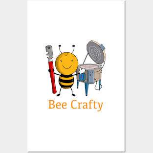 Bee Crafty (Glass) Posters and Art